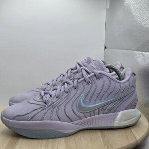 Mens Size 8- Nike LeBron James XXI 21 Easter Serenity Barely Grape Purple Shoes